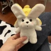 Wholesale of cute banana dog plush pendants, cartoon dolls, keychains, bags, pendants, children's and couple gifts Item Picture